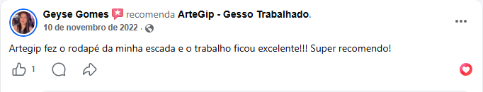 Avaliação de Geyse Gomes